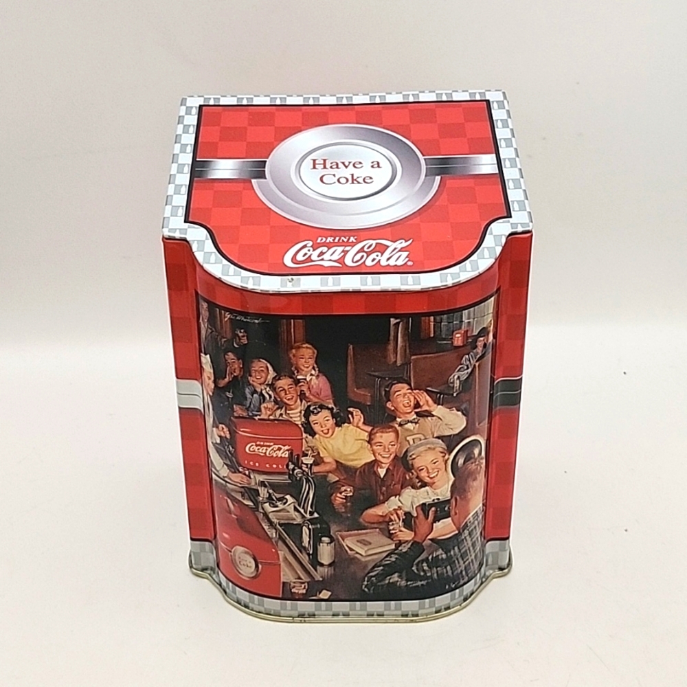 2003 Coca Cola Slanted Lid Tin